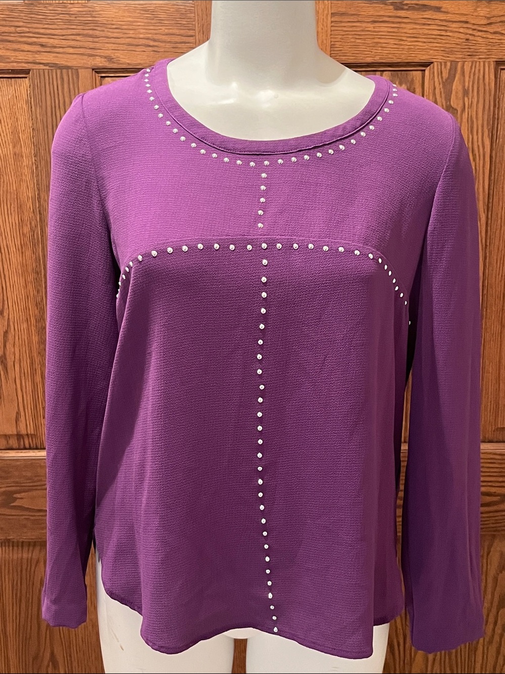 MICHAEL Michael Kors studded detail blouse M